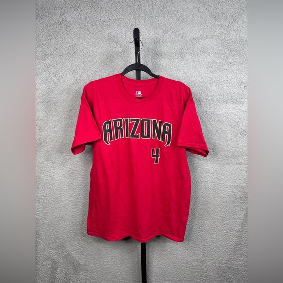 MLB Genuine Merchandise Arizona Diamondbacks Ketel Marte #4 Red T Shirt L NWOT - Picture 1 of 8